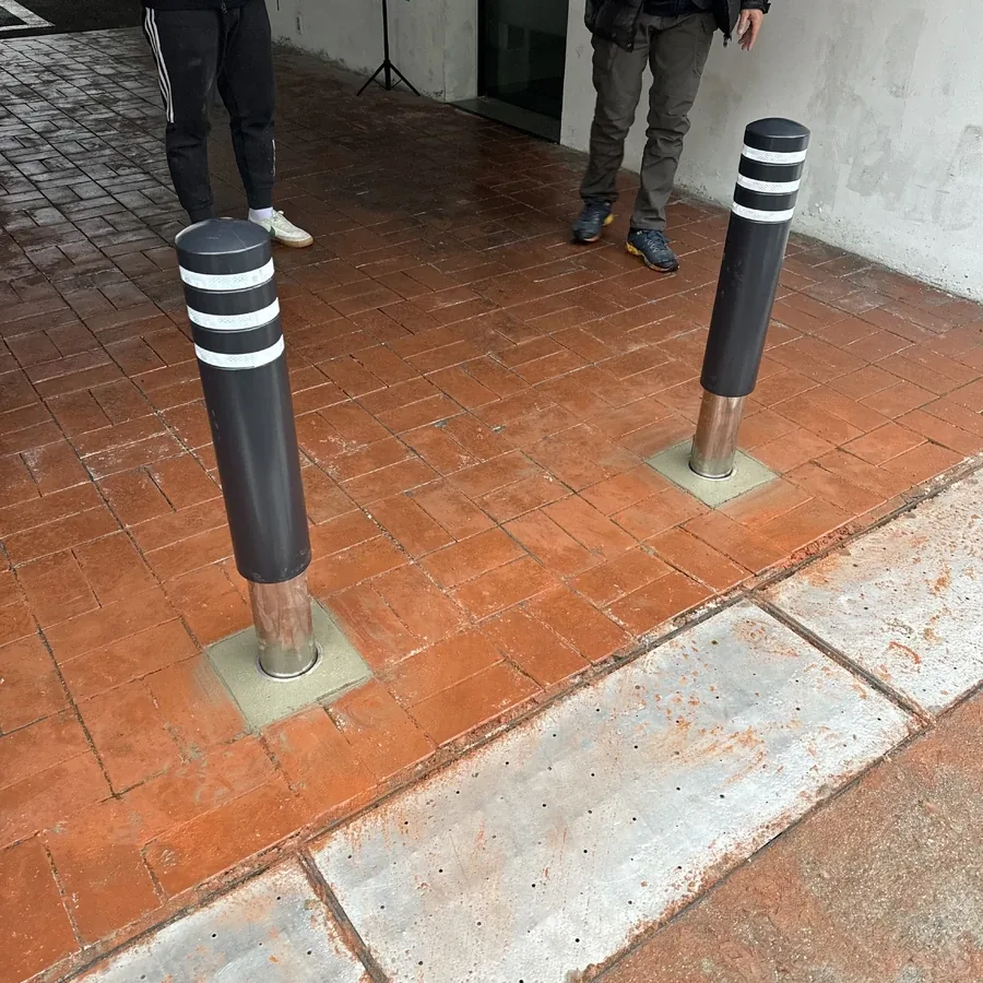 노원 단지 보도 주차볼라드 설치